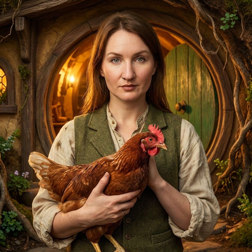 AI image — photo realistic hobbit style